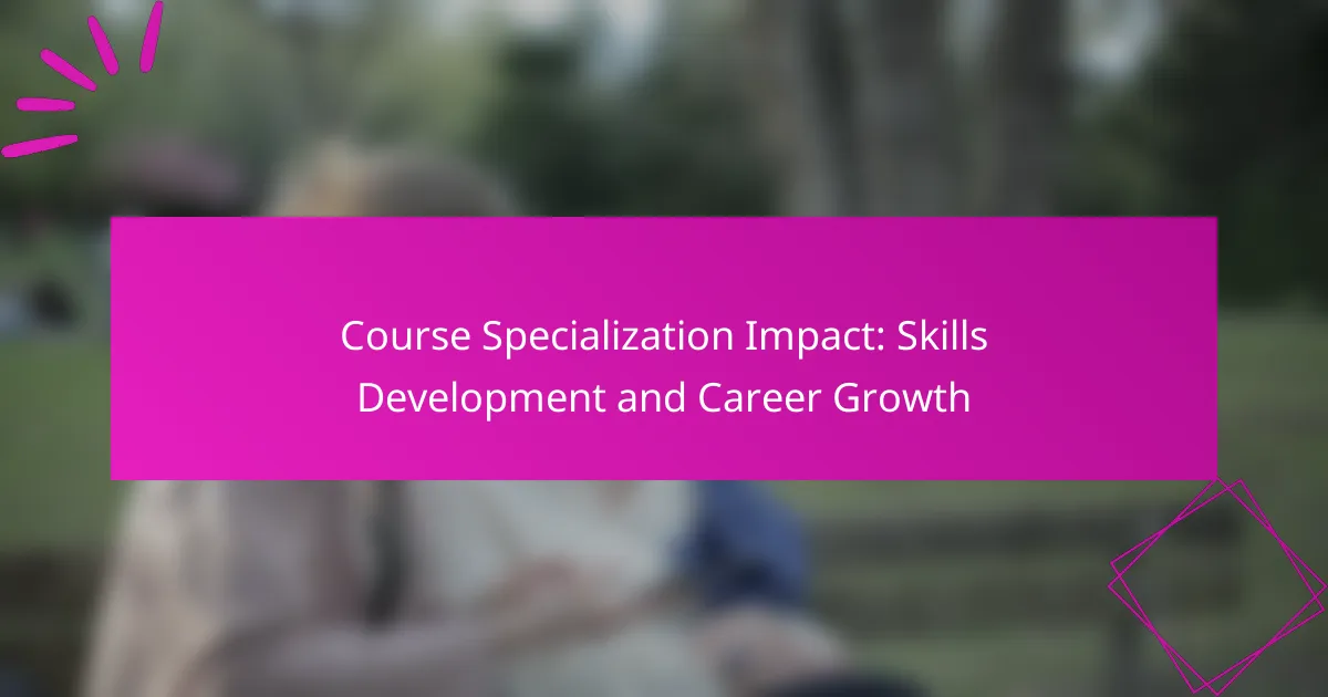 Impacto de la Especialización en el Curso: Desarrollo de Habilidades y Crecimiento Profesional