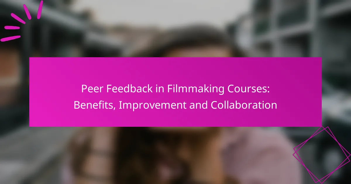 Comentarios de los compañeros en cursos de cine: beneficios, mejora y colaboración